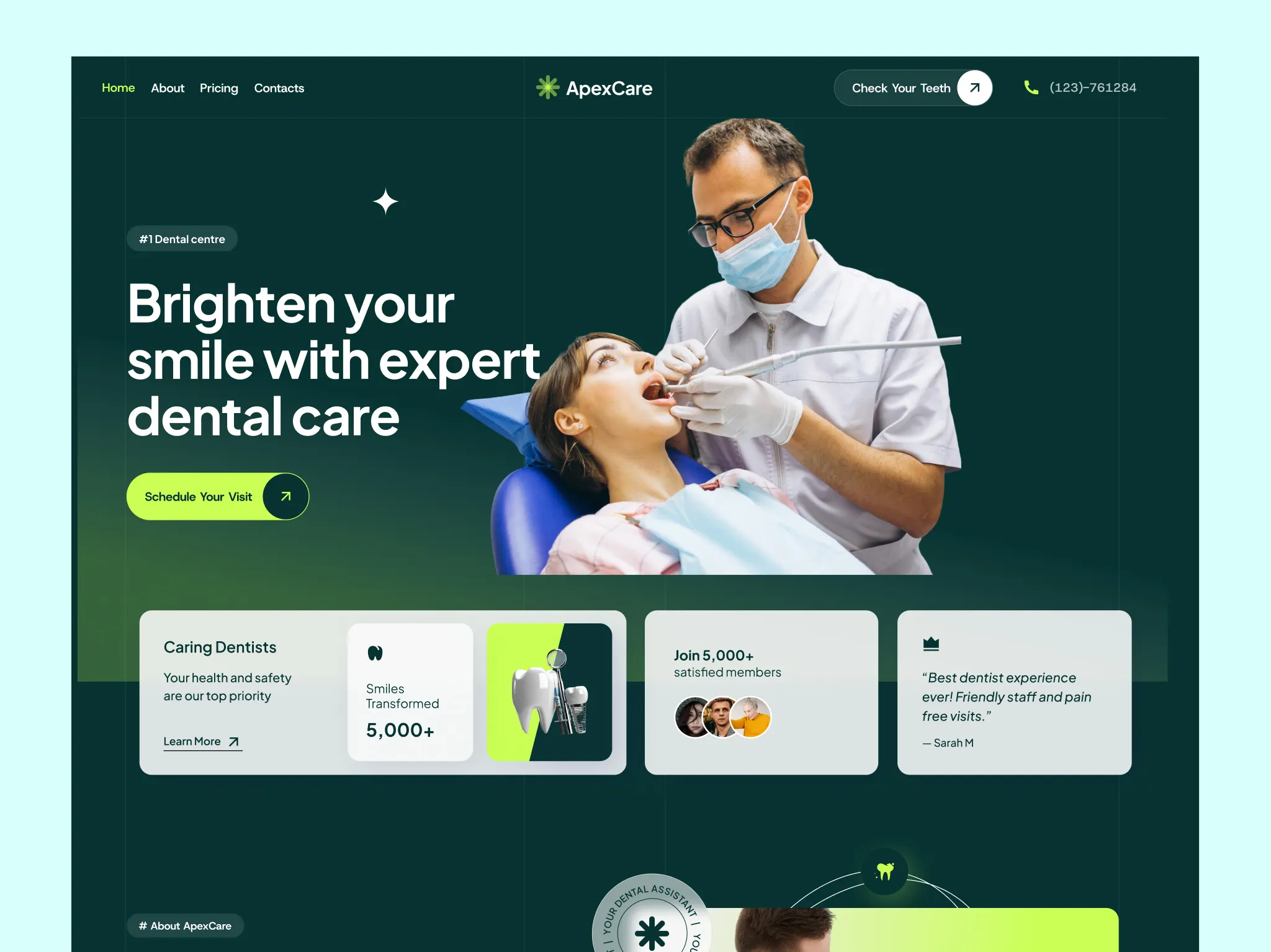 ApexCare concept website